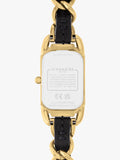 Coach Cadie rectangular gold IP watch - British product