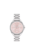 Coach Kitt crystal bracelet watch silver pink, UK version