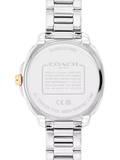 Coach Kitt 34mm crystal bezel watch gold silver, UK version