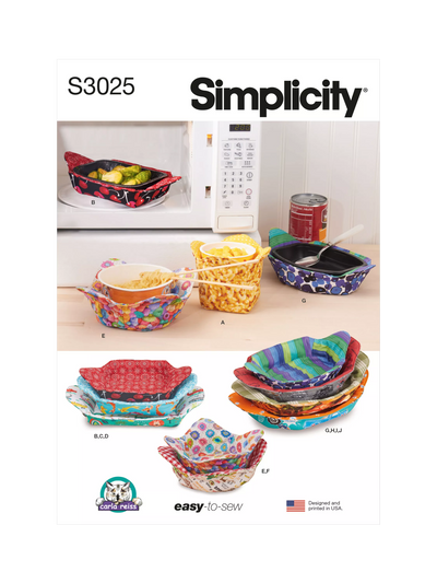 John Lewis Simplicity Microwave Cosy Sewing Pattern- Buy online at McGrocer