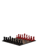 John Lewis Skyline Chess Wooden Chess Set Red/Black- Buy online at McGrocer