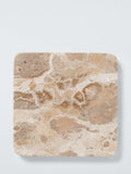 John Lewis fossil beige marble square coaster set of 4 (British brand)