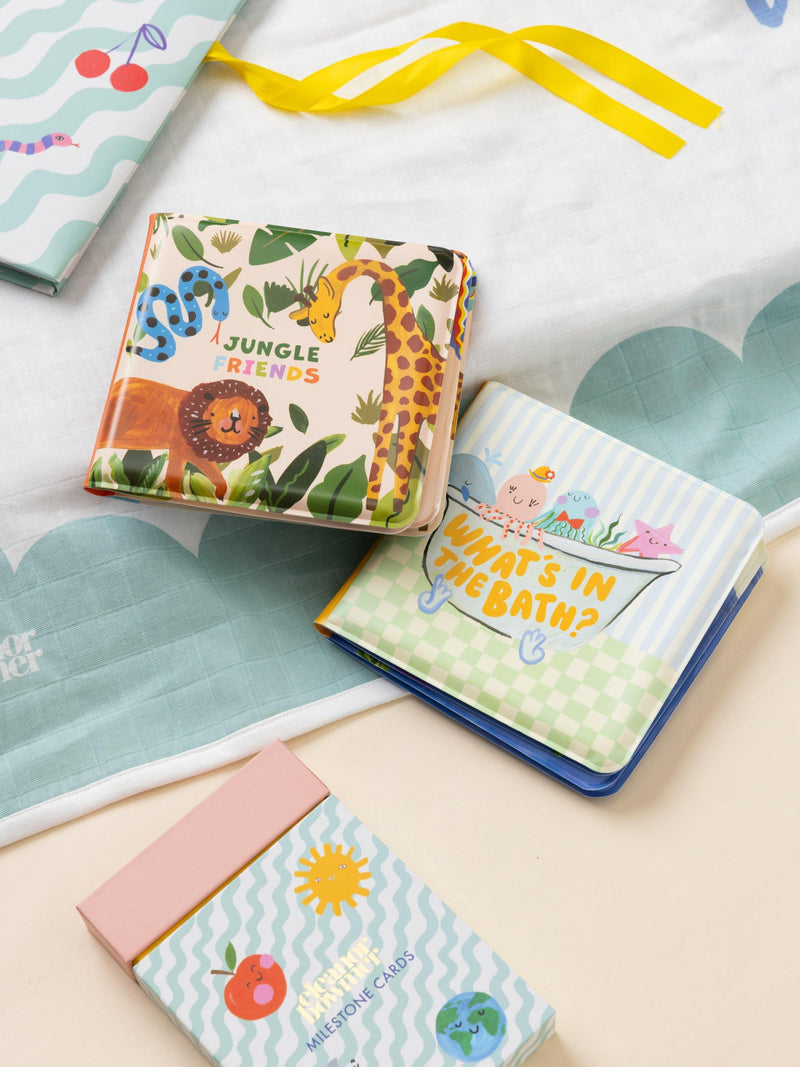 Eleanor Bowmer jungle and sea baby bath book set, pack of 2 - British product