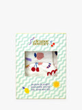 Eleanor Bowmer baby gift set with muslin, hat, bib, and shoulder cloth - British product