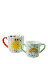 John Lewis Eleanor Bowmer Adult and Infant Ceramic Mugs Gift Set, Multi- Buy online at McGrocer