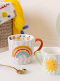 Eleanor Bowmer ceramic mugs gift set for adult and infant, multi - British product