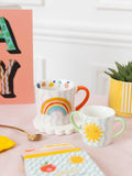 Eleanor Bowmer ceramic mugs gift set for adult and infant, multi - British product