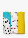Eleanor Bowmer large muslin cloths set of 3 - British product