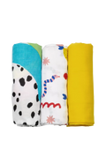 Eleanor Bowmer large muslin cloths set of 3 - British product
