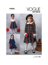 John Lewis Simplicity Vogue Children's Dresses Sewing Pattern V2058- Buy online at McGrocer