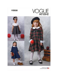 Simplicity Vogue children's dresses sewing pattern V2058, UK version