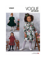 John Lewis Simplicity Vogue Children's Dresses Sewing Pattern V2059- Buy online at McGrocer