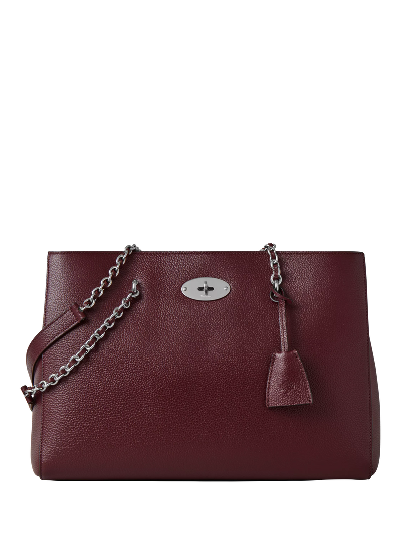 Mulberry Lily Small Grain Leather Tote, imported from the UK