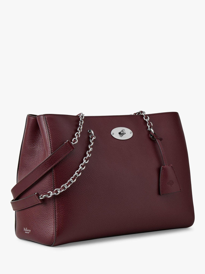 Mulberry Lily Small Grain Leather Tote, imported from the UK