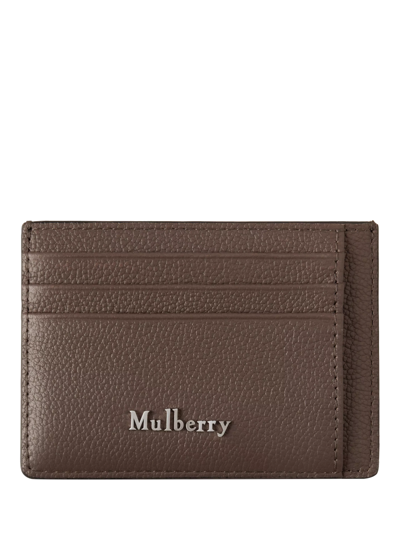 Mulberry Farringdon Small Pebble Grain Leather Card Holder, imported from the UK