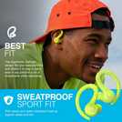 JLab GO Air Sport True Wireless Earbuds Neon Yellow, UK version