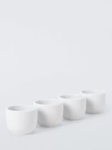 John Lewis John Lewis Dine Porcelain Egg Cup Set of 4 White- Buy online at McGrocer