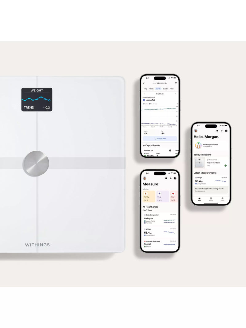 Withings Body Smart bathroom scale white (British brand)