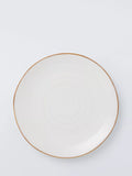 John Lewis Deliciously Ella stoneware dinner plate 27cm white, UK version