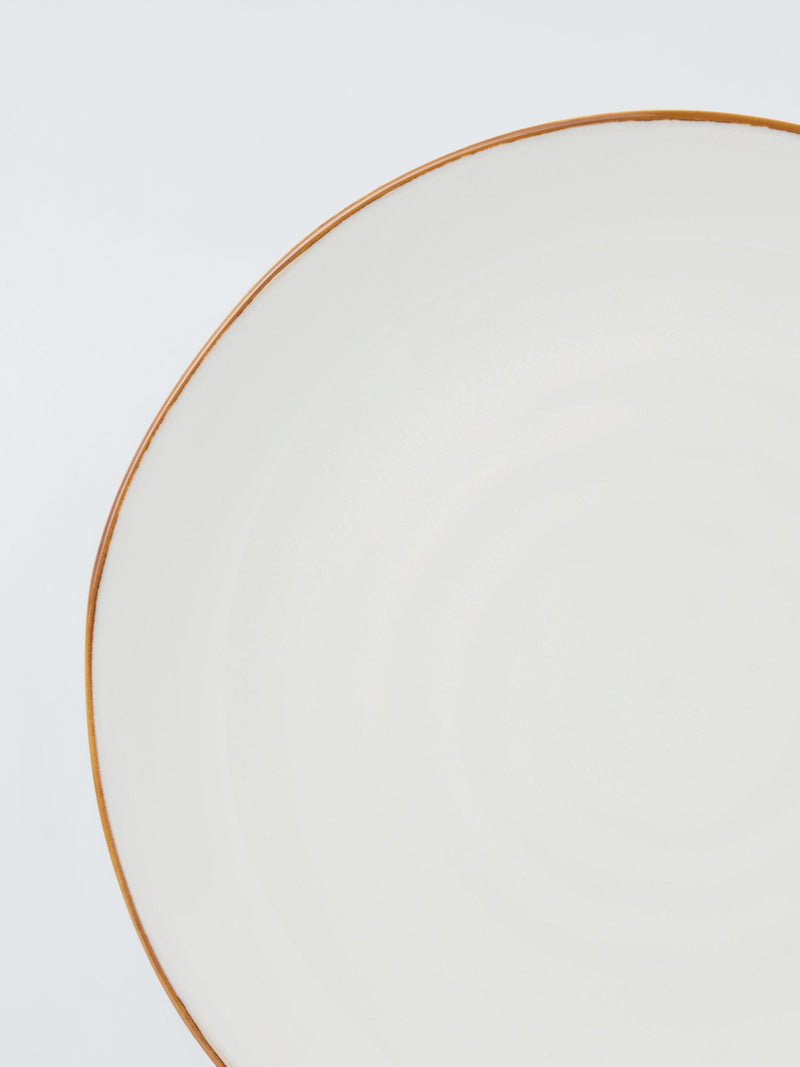 John Lewis Deliciously Ella stoneware dinner plate 27cm white, UK version