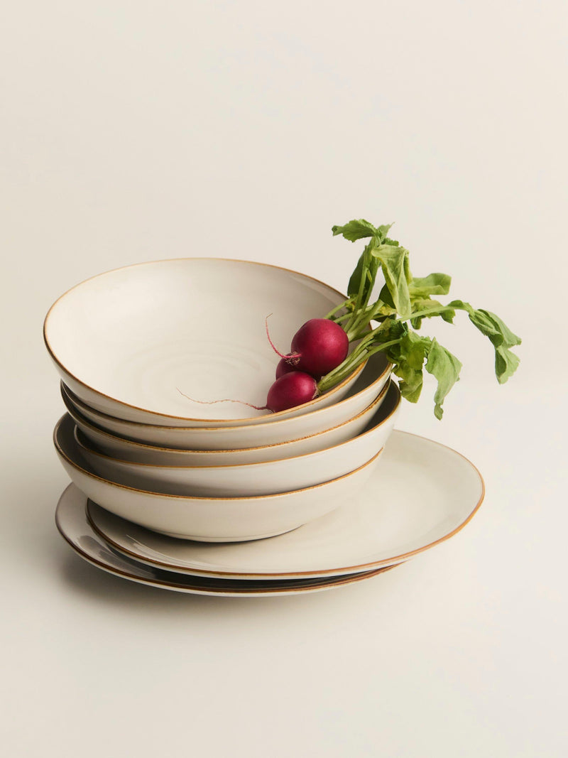 John Lewis Deliciously Ella stoneware dinner plate 27cm white, UK version