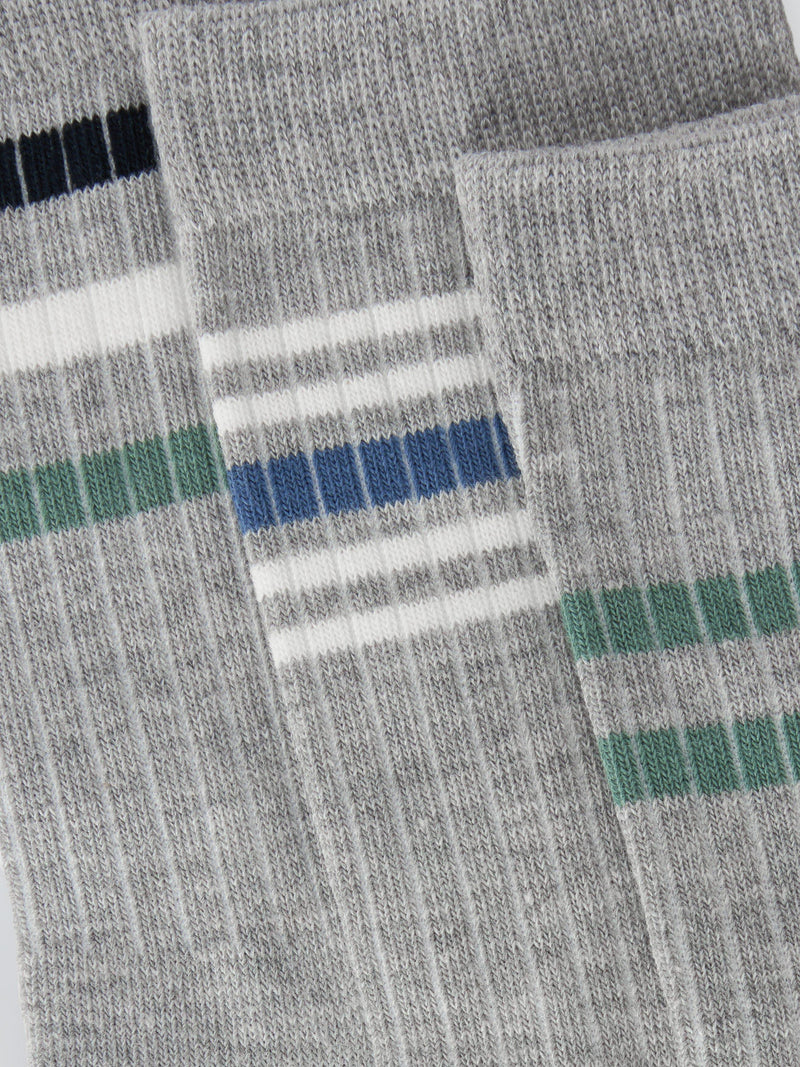 John Lewis terry stripe ankle socks 3-pack - British product