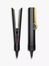 John Lewis Dyson Airstrait Hair Straighteners, Onyx/Gold- Buy online at McGrocer