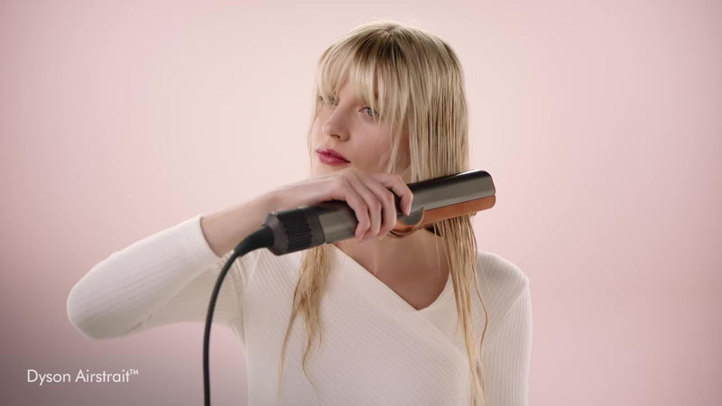 Dyson Airstrait Hair Straighteners, Onyx/Gold