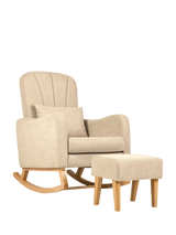 John Lewis Silver Cross Carmel Nursing Chair Almond Rocking Chair- Buy online at McGrocer