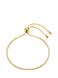 Orelia fine crystal tennis bracelet pale gold 25cm (British brand)