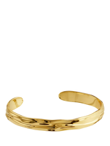 John Lewis Orelia Organic Molten Bangle in Pale Gold- Buy online at McGrocer