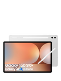 Samsung Galaxy Tab S10+ Tablet with Bluetooth S Pen, Android, 12GB RAM, Galaxy AI, 256GB, Wi-Fi, 12.4", Platinum Silver