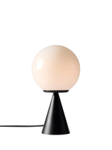 John Lewis West Elm Ardsley Glass Globe Table Lamp, Black, H33 x Dia.19cm- Buy online at McGrocer