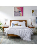 West Elm Caldas table lamp light brown, imported from the UK
