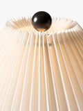 West Elm Louis Pleated Shade Table Lamp mid green, imported from the UK