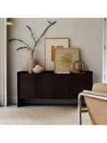West Elm Remy domed glass table lamp beige (British brand)