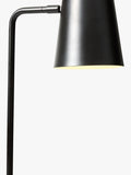 West Elm Liam wood base floor lamp black, UK version
