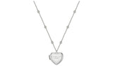 Radley silver-plated bobble chain heart locket necklace - British product