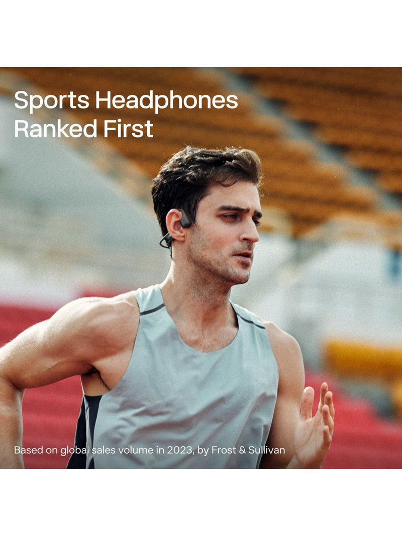 Shokz OpenRun Pro 2 schwarze Open-Ear-Kopfhörer – Britisches Produkt