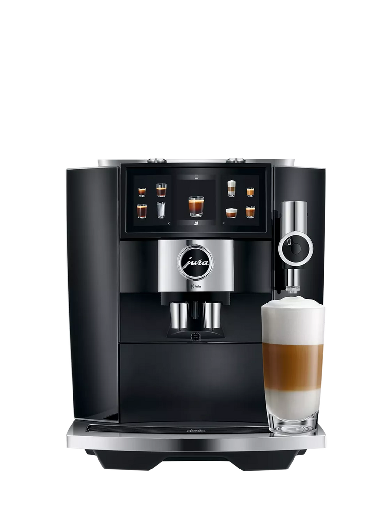 JURA twin coffee machine in diamond black, UK version