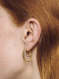 Monica Vinader Nura lab grown diamond hoop earrings - British product