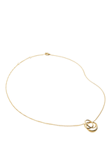 John Lewis Monica Vinader Nura Wrap Pendant Necklace Gold- Buy online at McGrocer
