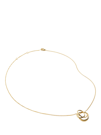 John Lewis Monica Vinader Nura Wrap Pendant Necklace Gold- Buy online at McGrocer