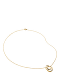 Monica Vinader Nura wrap pendant necklace gold - British product