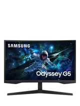 John Lewis Samsung Odyssey G55C 27 QHD Curved Gaming Monitor, Black- Buy online at McGrocer