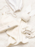 Angel & Rocket baby comforter set in Ecru - British product