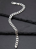 Hoxton London square curb bracelet sterling silver, UK version