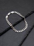 Hoxton London square curb bracelet sterling silver, UK version