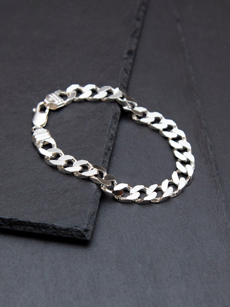 Hoxton London flat curb bracelet - British product