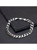 Hoxton London oxidised sterling silver bracelet 20cm, UK version